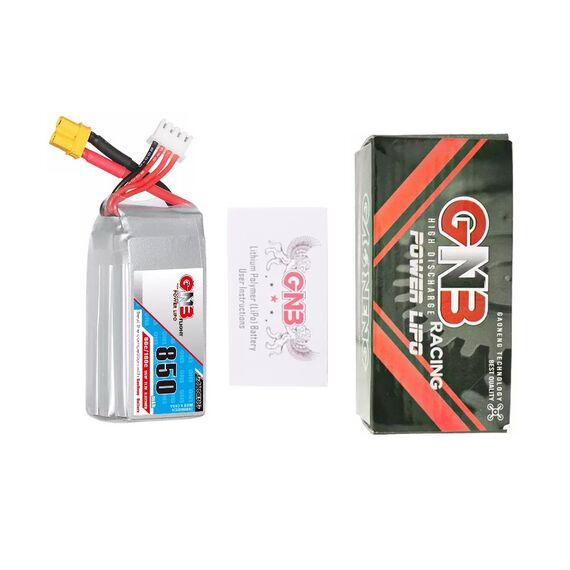 Аккумулятор GNB 850мАч 3S 80C LiPo (XT30), изображение 5