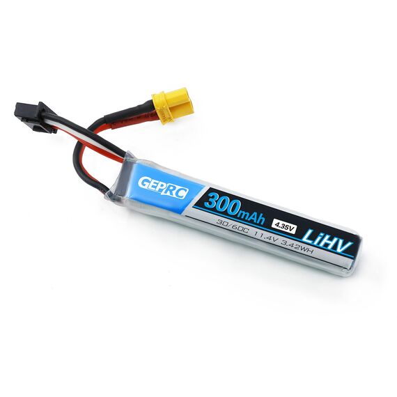 Аккумулятор GEPRC 300мАч 3S 30C LiPo (XT30), изображение 2