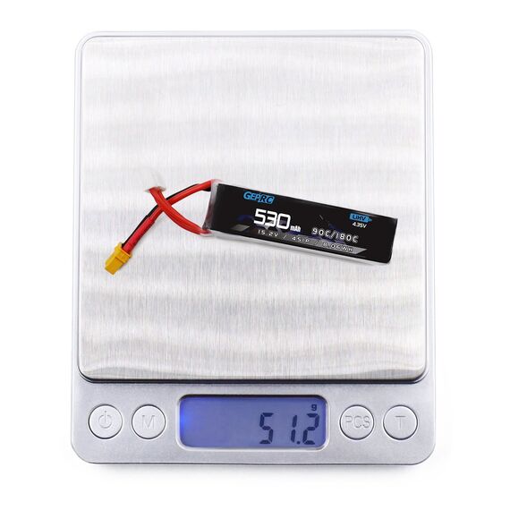 Аккумулятор GEPRC 530мАч 4S 90C LiHV (XT30), изображение 4