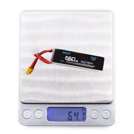 Аккумулятор GEPRC 4S 660mAh 90C LiHV (XT30), изображение 5