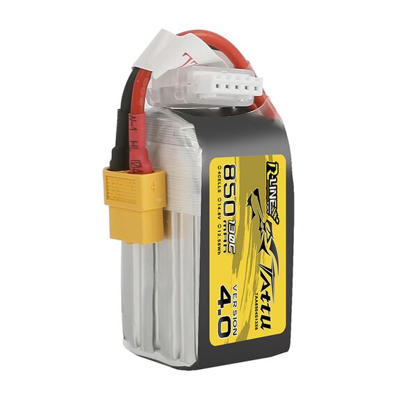 Аккумулятор Tattu R-Line V4.0 850мАч 4S 130C LiPo (XT60), изображение 3