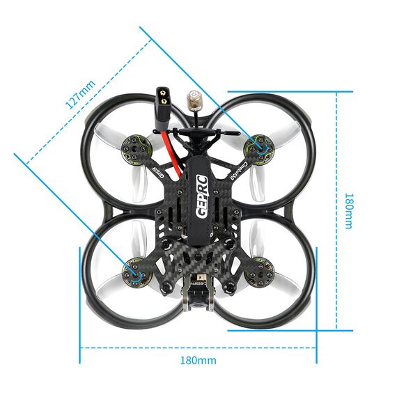 Квадрокоптер GEPRC Cinebot30 Analog, Приемник: PNP (без приемника), изображение 8в магазине iDrone Квадрокоптер GEPRC Cinebot30 Analog, Приемник: PNP (без приемника), изображение 8