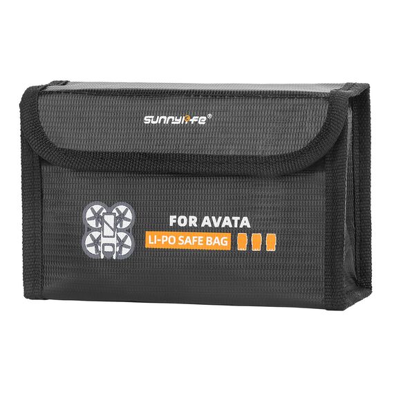 Огнеупорный чехол для аккумуляторов DJI Avata (SunnyLife), Версия: для 3-х аккумуляторов