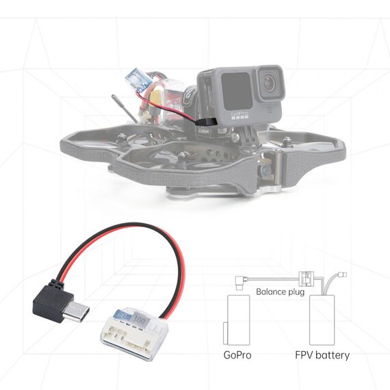 Кабель питания USB Type-C 5 В от балансировочного разъема (iFlight), изображение 2