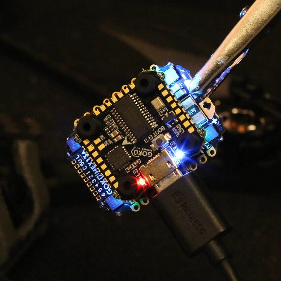 Стек Flywoo Goku Hex GN405 Nano 16x16 (FC + 13A ESC) (BMI270), Комплектация: полный стек, изображение 4