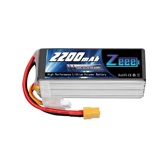 Аккумулятор Zeee 2200мАч 6S 120C LiPo (XT60), изображение 3
