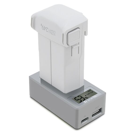 Зарядное устройство USB DJI Mini 3 / Mini 3 Pro / Mini 4 Pro (LED дисплей) (YX)