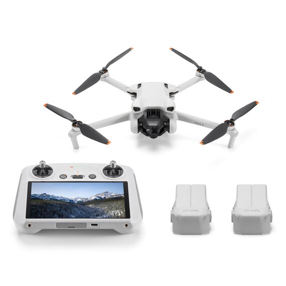 Квадрокоптер DJI Mini 3 Fly More Combo (с пультом DJI RC), Комплектация: Fly More Combo (DJI RC), изображение 2