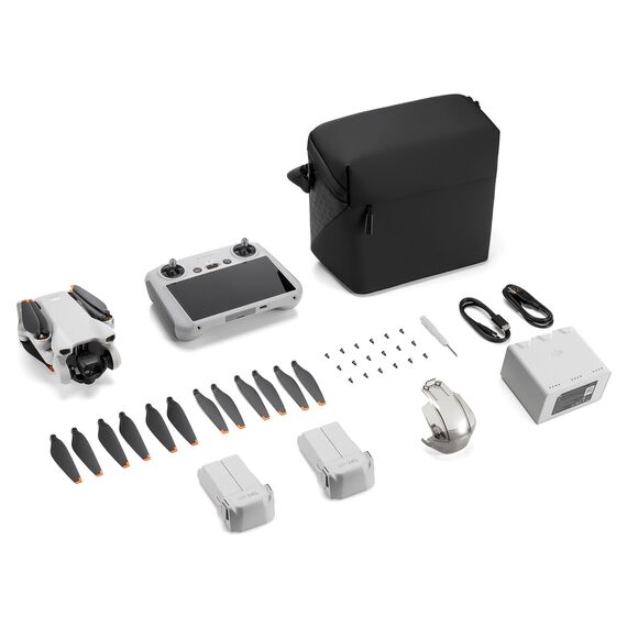 Квадрокоптер DJI Mini 3 Fly More Combo (с пультом DJI RC), Комплектация: Fly More Combo (DJI RC)