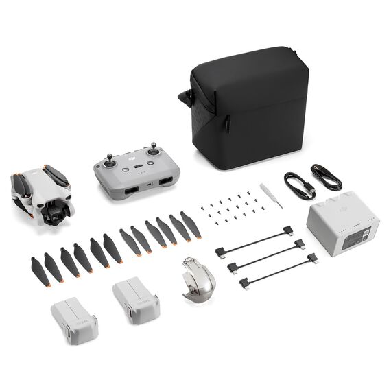 Квадрокоптер DJI Mini 3 Fly More Combo (с пультом DJI RC-N1), Комплектация: Fly More Combo (DJI RC-N1)