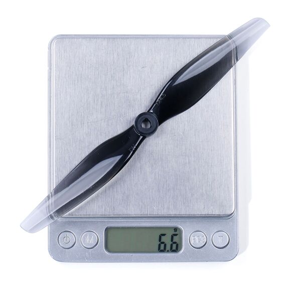 Пропеллеры HQProp DP7X4.5 2-лопастные (Серый) (M5, POPO) (2CW+2CCW), изображение 2