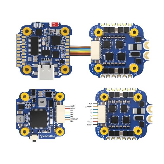 Стек SpeedyBee F7 Mini 20x20, Комплектация: полный стек, изображение 6в магазине iDrone Стек SpeedyBee F7 Mini 20x20, Комплектация: полный стек, изображение 6