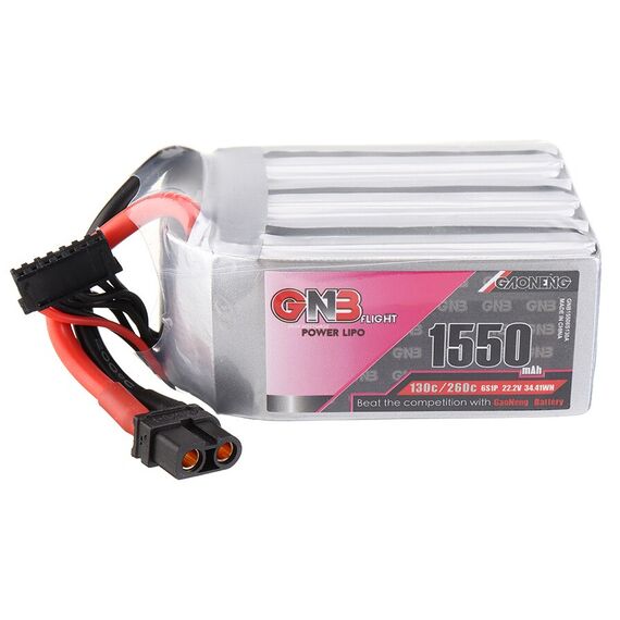 Аккумулятор GNB 1550мАч 6S 130C LiPo (XT60)