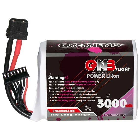 Аккумулятор GNB 3000мАч 6S1P 30A Li-ion (ячейки SONY/Murata 18650 VTC6) (XT60), изображение 3