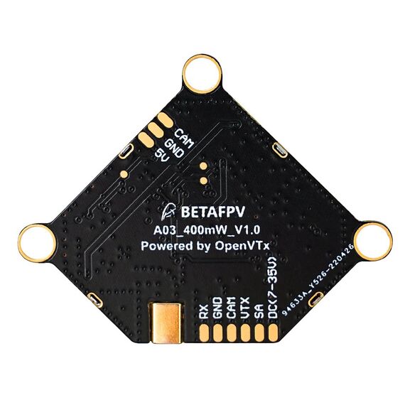Видеопередатчик A03 400 мВт 5,8 ГГц VTX (BETAFPV), изображение 3