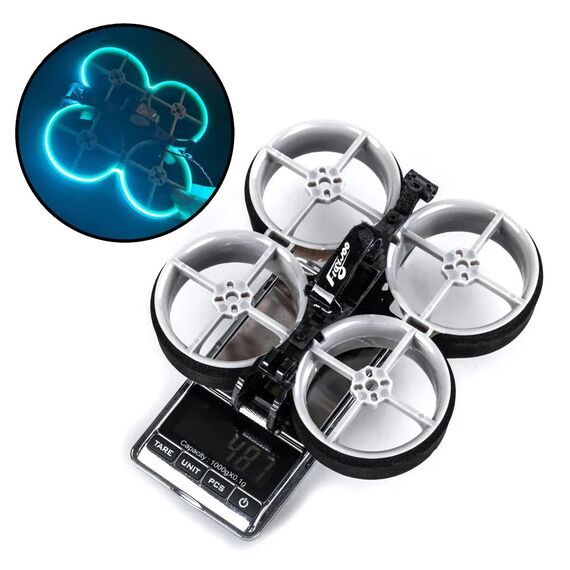 Рама квадрокоптера CineRace20 V1.2 Neon Led (Серый) (Flywoo), изображение 2в магазине iDrone Рама квадрокоптера CineRace20 V1.2 Neon Led (Серый) (Flywoo), изображение 2