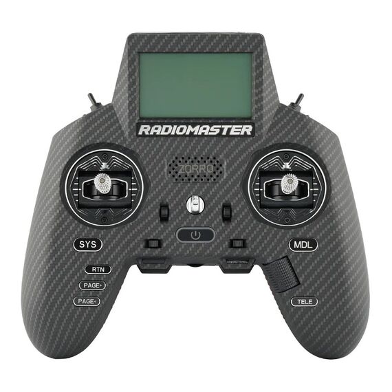 Аппаратура управления RadioMaster Zorro Max, Протокол: Мультипротокол 4в1, Цвет: Чёрный, изображение 2