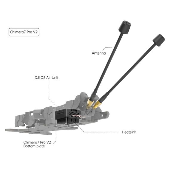 Рама iFlight Chimera7 Pro V2, Версия: V2, изображение 9