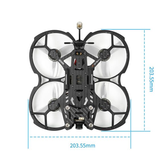 Квадрокоптер GEPRC CineLog35 V2 Analog, Версия: V2, Комплектация: Без GPS, Приемник: TBS, изображение 7в магазине iDrone Квадрокоптер GEPRC CineLog35 V2 Analog, Версия: V2, Комплектация: Без GPS, Приемник: TBS, изображение 7