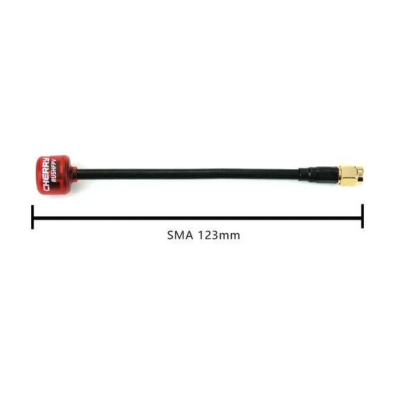 Антенна RUSHFPV Cherry 2 Antenna, Версия: Стандартная, Поляризация: RHCP, Разъем: SMA, Количество: 1 шт., изображение 3
