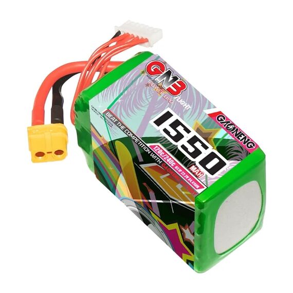 Аккумулятор GNB 6S 1550mAh 120C LiPo (XT60), изображение 2