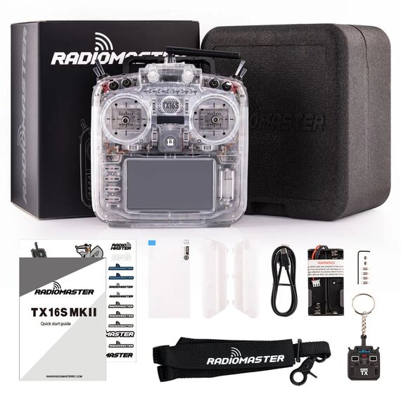 Аппаратура управления RadioMaster TX16S Mark II Transparent (MCK Edition / ELRS / Hall v4.0), изображение 7в магазине iDrone Аппаратура управления RadioMaster TX16S Mark II Transparent (MCK Edition / ELRS / Hall v4.0), изображение 7