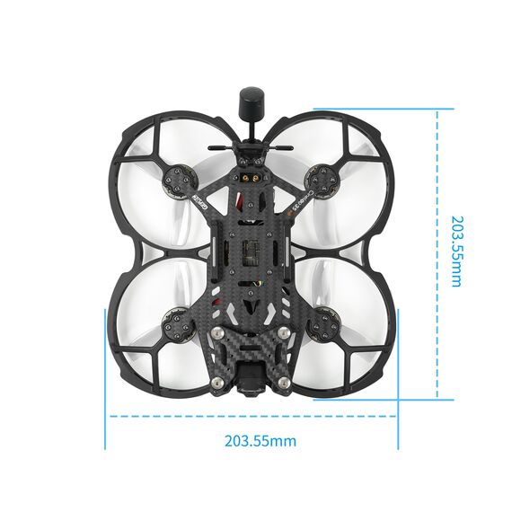 Квадрокоптер GEPRC CineLog35 V2 HD O3 Air Unit GPS, Комплектация: С GPS, Приемник: TBS, изображение 7в магазине iDrone Квадрокоптер GEPRC CineLog35 V2 HD O3 Air Unit GPS, Комплектация: С GPS, Приемник: TBS, изображение 7