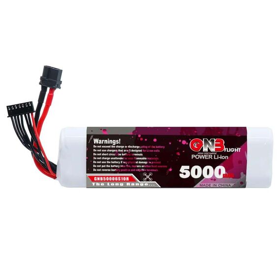 Аккумулятор GNB 6S 5000mAh 10C Li-ion (21700 50S, XT60), изображение 3