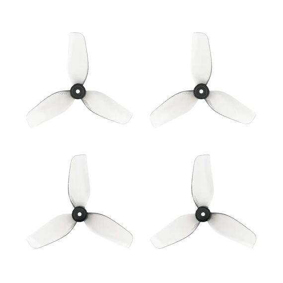 Пропеллеры HQProp 31mm 3-лопастные Ultralight 1,0мм (2CW + 2CCW), Цвет: Grey