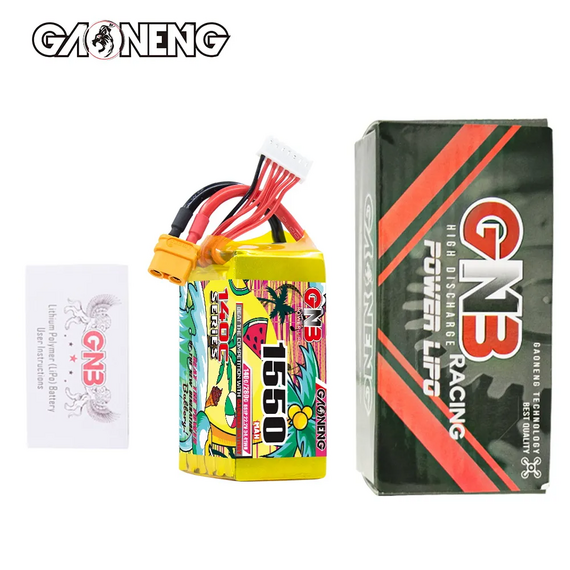 Аккумулятор GNB 6S 1550mAh 140C LiPo (XT60), изображение 5