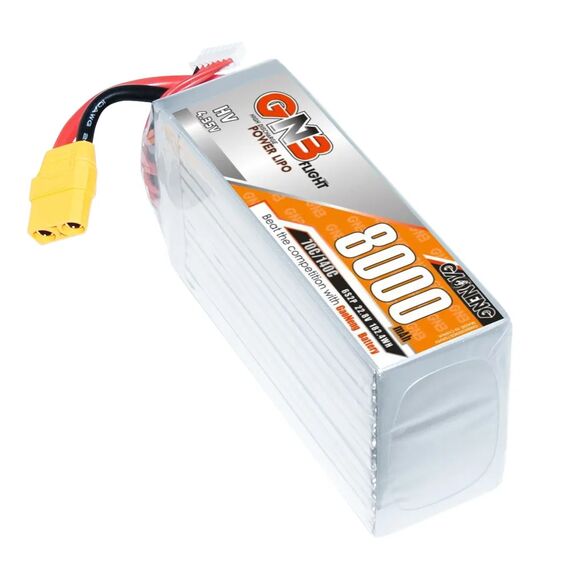 Аккумулятор GNB 6S 8000mAh 70C 22.2V LiPo (XT90), изображение 2