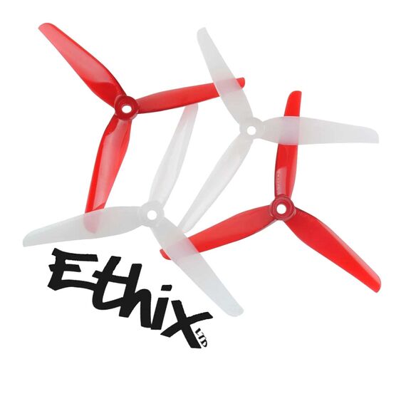 Пропеллеры HQProp Ethix P4 (5.1x4x3, Candy Cane, 2CW+2CCW)