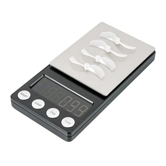 Пропеллеры Gemfan 40мм 2-лопастные 1,0мм (Transparent, 2L + 2R), изображение 2