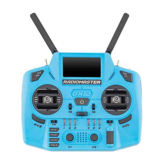 Аппаратура управления RadioMaster GX12 Crush (ELRS), Цвет: Iceberg Blue