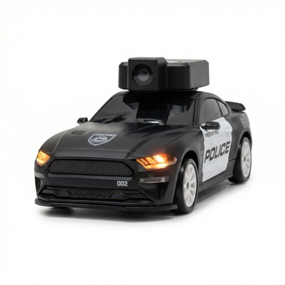 FPV радиоуправляемая машинка Sniclo SNT MG034 Police Car 1:43 с камерой и очками, изображение 5