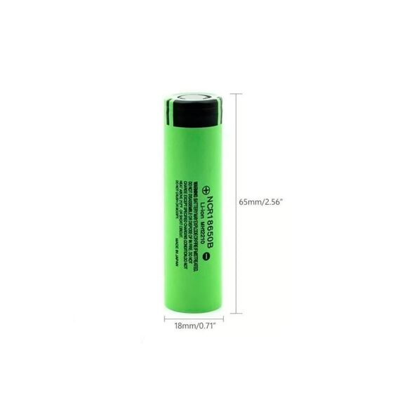 Аккумулятор LiitoKala 18650 3400mAh NCR18650B (Flat top), изображение 2