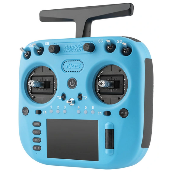 Аппаратура управления RadioMaster TX15 (ELRS), Цвет: Iceberg Blue, изображение 2