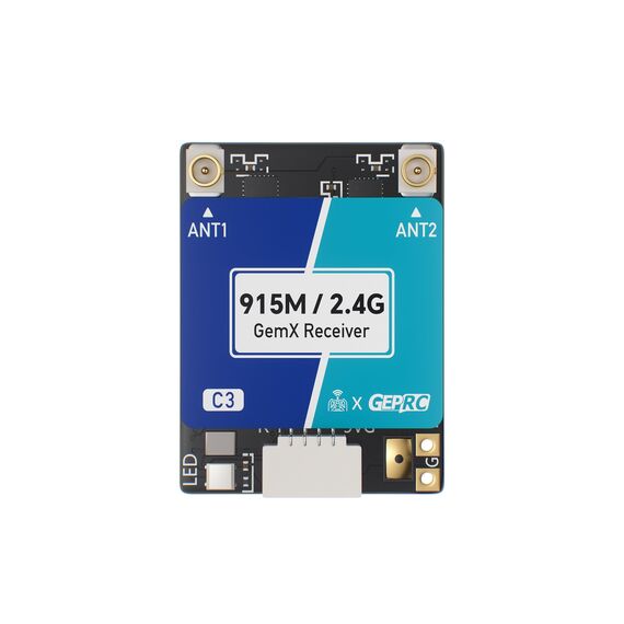 Приемник GEPRC ELRS 915M/2.4G C3 Gemini Xrossband (ELRS Gemini-X 2.4+915)