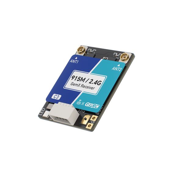 Приемник GEPRC ELRS 915M/2.4G C3 Gemini Xrossband (ELRS Gemini-X 2.4+915), изображение 3