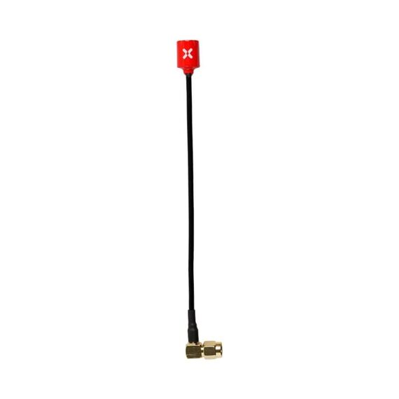 Антенна Foxeer Lollipop Micro 5.8G 2.5dBi for Goggles (RHCP, SMA90, 150mm, Red)