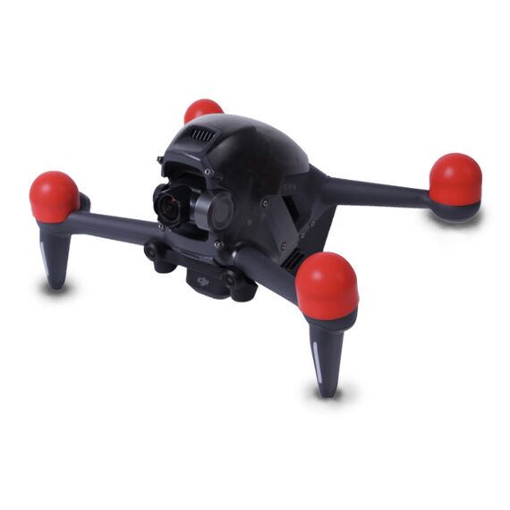 Силиконовые крышки моторов DJI FPV (4 шт.) (Красный) (SunnyLife)